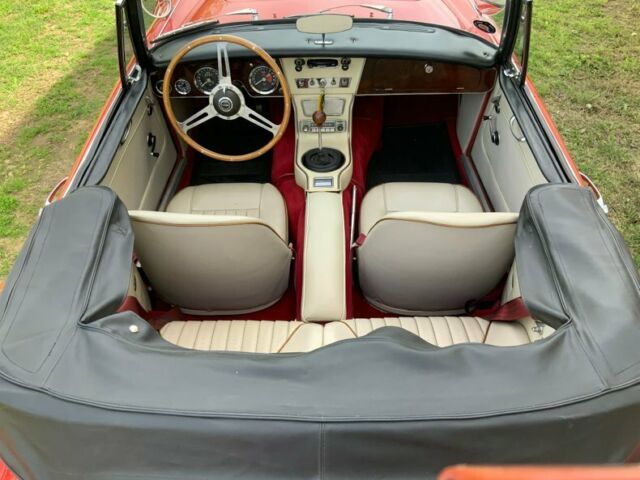 1966 austin-healey 3000 mk iii 64104 miles colorado red convertible 3.0 litre i6