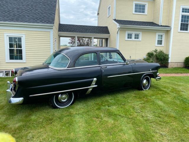 1953 ford customline coupe black rwd manual