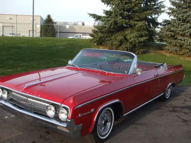 1964 oldsmobile dynamic 88 convertible!! with 394 v-8 #smatching a/c car!