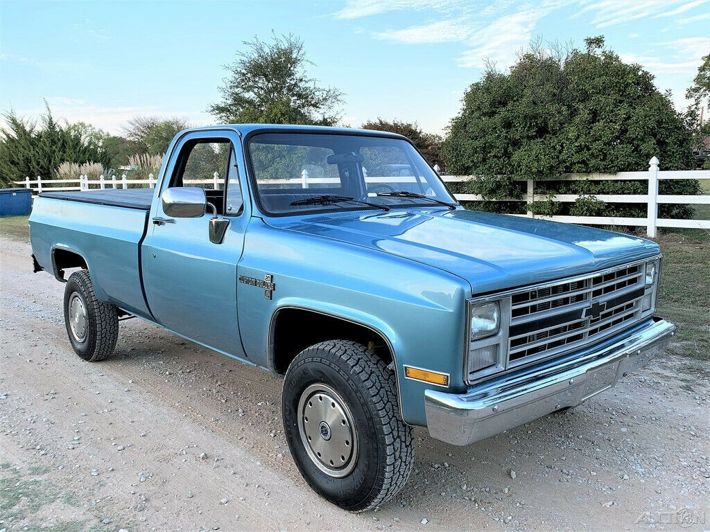 1986 chevy k20 deluxe 5.7l v8, 4wd pickup truck, no reserve