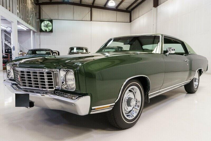 1972 chevrolet monte carlo spectacular original condition stunning sequoia green