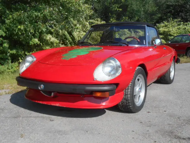 1981 alfa romeo spider veloce 2000 convertible 2-door 2.0l