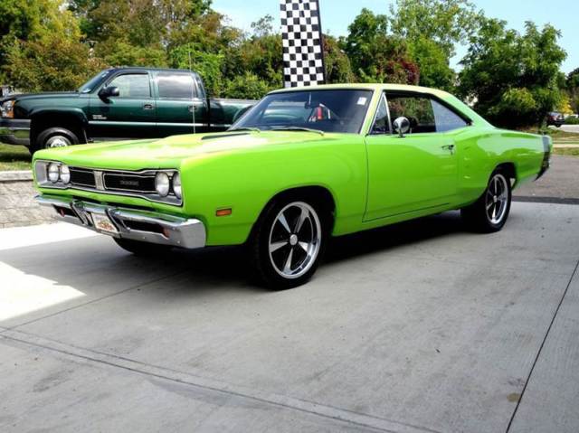 1969 dodge coronet 500 rotisserie restored sublime green hardtop low reserve