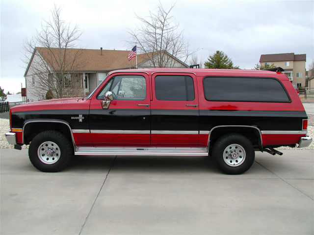 1987 chevrolet suburban silverado 4x4