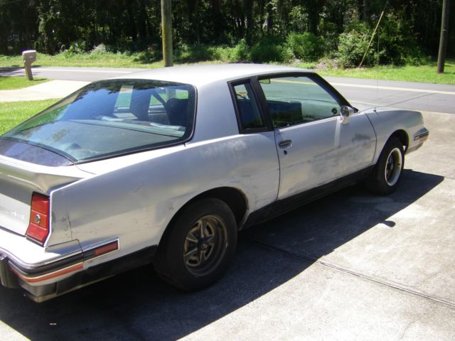 1986 pontiac grand prix 2+2 nascar aero coupe- needs restoration