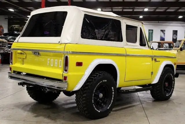 1974 ford bronco 60618 miles yellow suv 302 v8 automatic