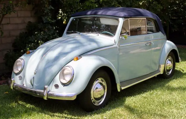 1961 l391 pastel blue (with l398 hydrate green interior pieces) european convert