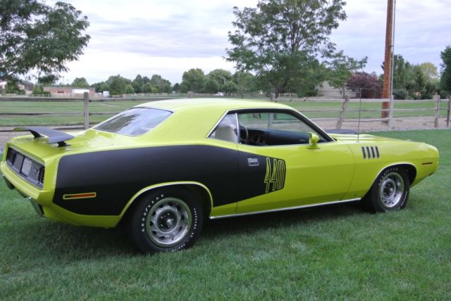 1971 plymouth cuda 440-6 pack