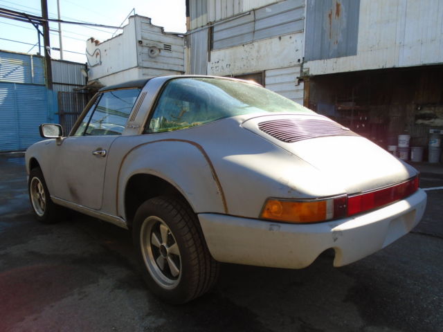 1972 porsche 911 s targa project car for restoration rare s sportomatic