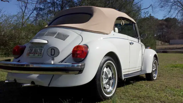 1977 vw beetle convertible, 1 of ~1100
