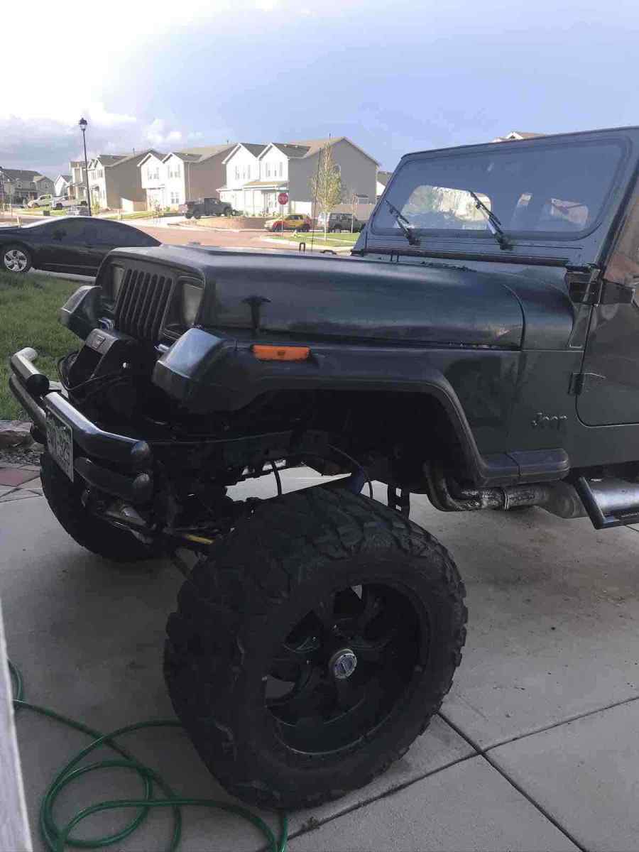 1994 jeep wrangler suv green 4wd automatic s