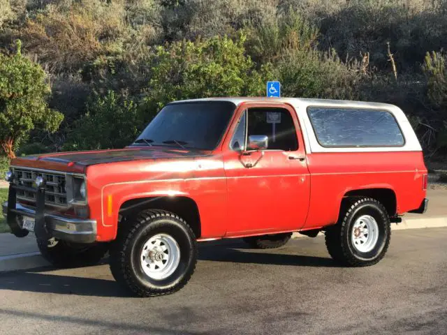 1977" chevy k-5 blazer 4x4 factory 4speed great condition