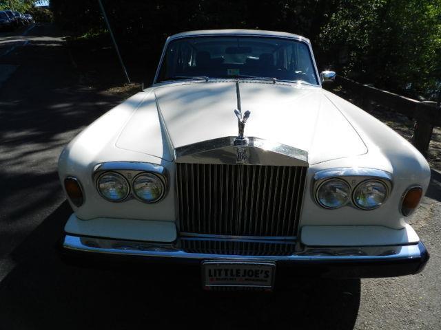 1978 rolls royce silver shadow 43000 miles white sedan 8 cyl automatic
