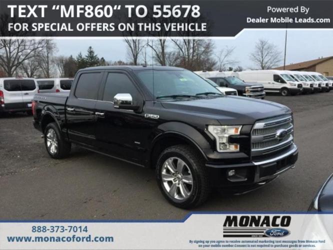 2016 ford f-150 platinum 4x4 platinum 4dr supercrew 6.5 ft. sb for sale in glastonbury, connecticut