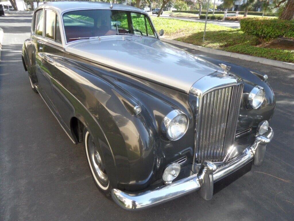 1962 bentley s2 red sedan 2 tone grey amd silver paint v8 automatic
