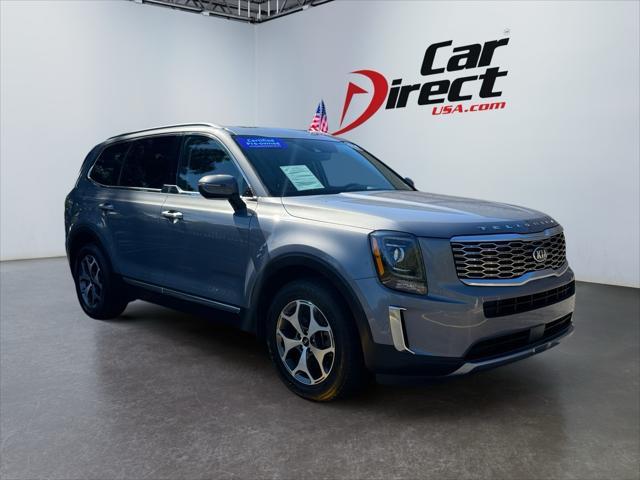 2020 kia telluride ex awd, heated steering wheel, cruise control, lane keep assist, power liftgate, sunroof, leather, keyless start, 3rd row seating, heated / cooled seats!!