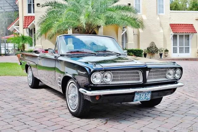 1963 pontiac tempest convertible inline 4 manual 3 speed 65k actual miles