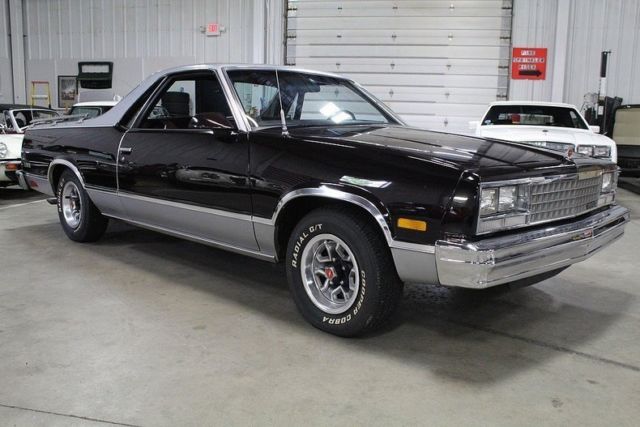 1986 chevrolet el camino 48417 miles burgundy coupe 4.3l v6 automatic
