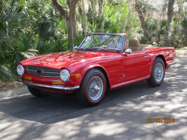 1972 triumph tr6, frame off restoration, overdrive