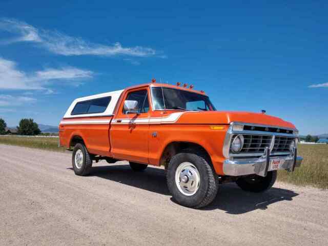 1975 ford f-100 4x4 western ranch truck survivor barn find project f150 f250 nr