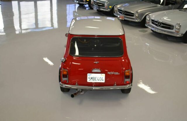 1972 austin mini cooper innocenti mini 2661 miles red 1.1 liter manual