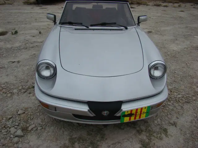 1986 alfa romeo spider quadrifoglio convertible 2-door 2.0l