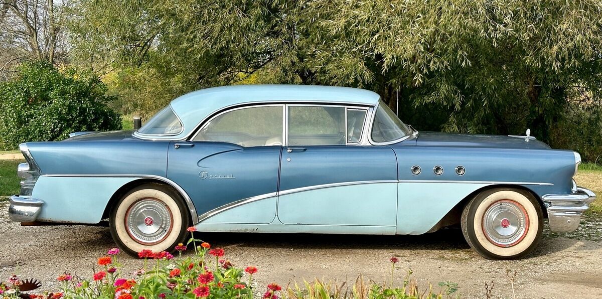 1955 buick special sedan blue rwd automatic