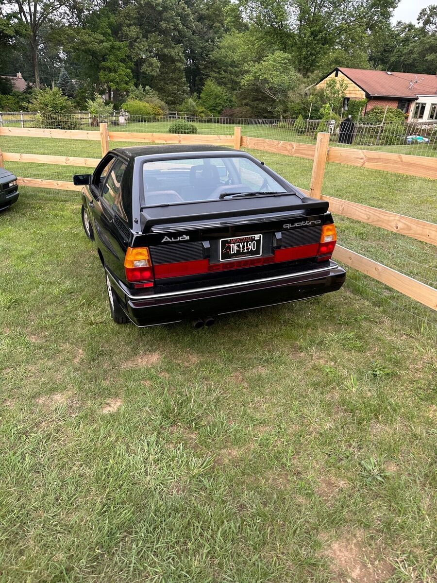 1983 audi quattro hatchback black quattro
