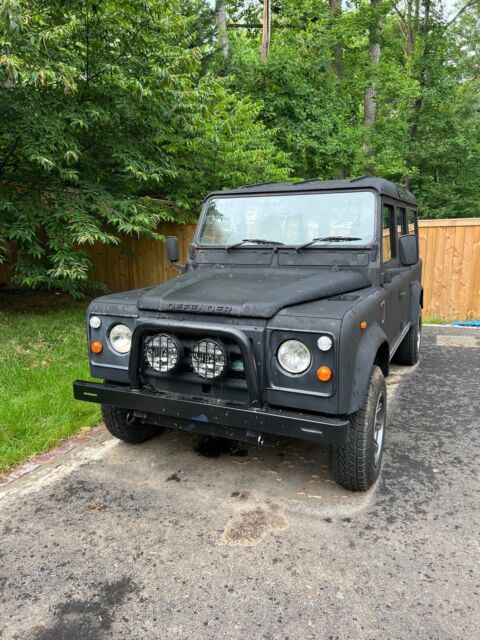 1989 land rover defender suv grey 4wd manual