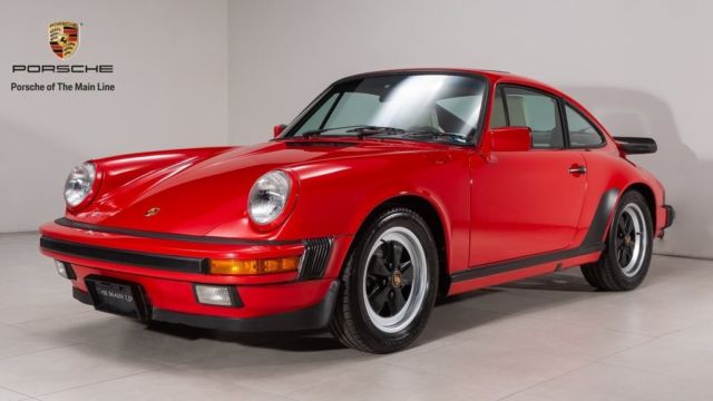 1987 porsche 911 carrera 45,085 miles guards red 2d coupe h6 5-speed manual