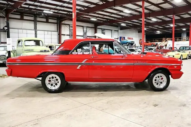 1964 ford fairlane 500 34300 miles red coupe 5.0 liter v8 manual