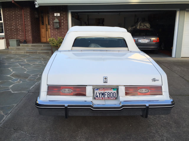 1985 buick riviera 2 door convertible - leather - low miles - only 400 made!