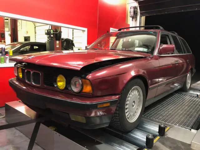 bmw 525i touring e34 with s52 engine and manual transmission swap