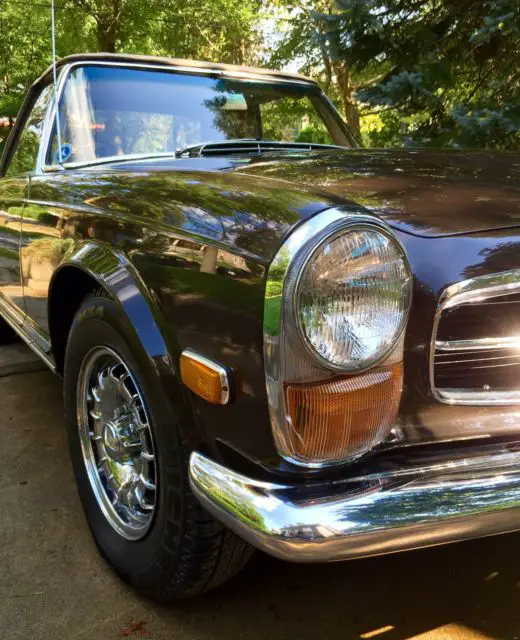 1970 mercedes-benz 280sl convertible, with included hard top, various upgrades