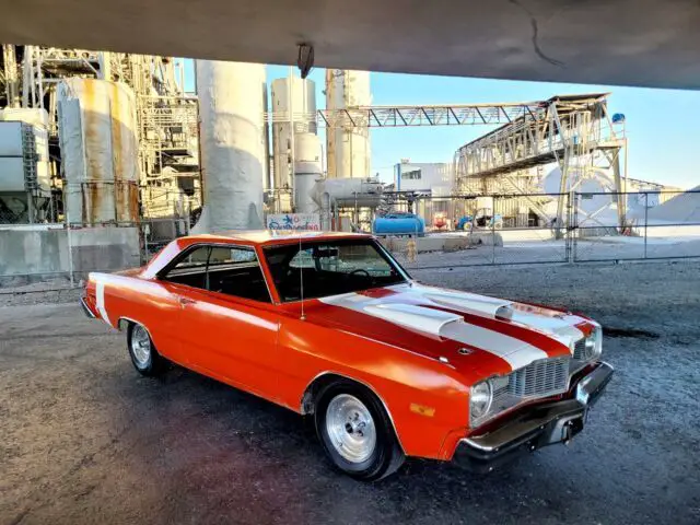 1975 dodge dart coupe orange rwd automatic swinger