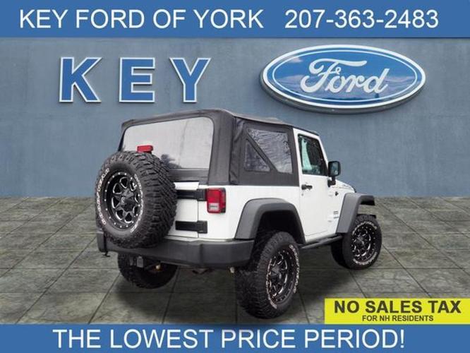 2013 jeep wrangler sport 4x4 sport 2dr suv for sale in york, maine