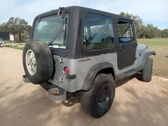 1987 jeep wrangler suv grey 4wd manual laredo