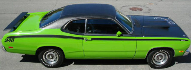 1971 sassy grass green plymouth duster 340 fully restored & numbers matching