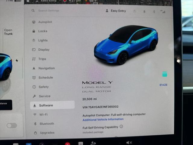 2022 tesla model y long range dual motor all-wheel drive