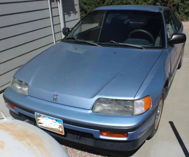 1989 honda crx dx 1.6l for parts / not currently running / clear title