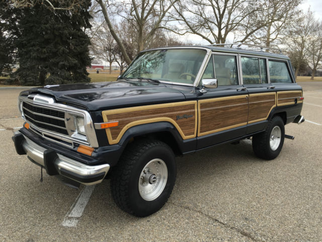 1986 jeep grand wagoneer woody classic 4x4 5.9l 360