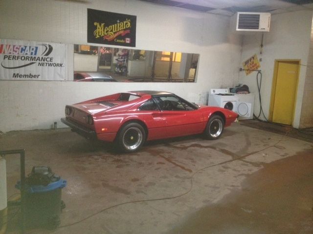 1978 ferrari 308 gts red on black