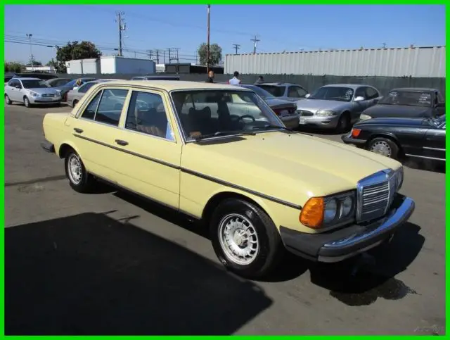 1979 mercedes-benz 240d 4-cylinder manual diesel no reserve