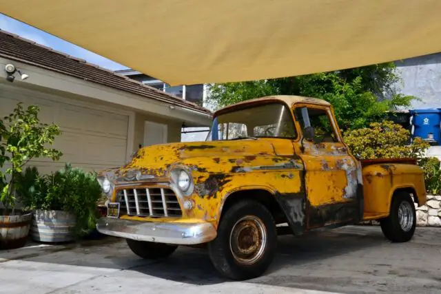 1956 chevy 3100 big window original v8 265ci short bed