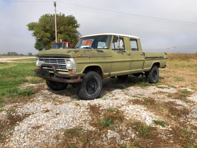 1969 f-250 highboy 4x4 crew cab crewcab hiboy f250