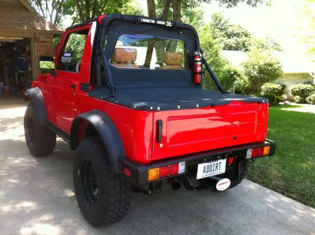1987 suzuki samurai 4x4 convertible