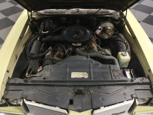 1972 oldsmobile cutlass 83740 miles yellow hardtop 350 v8 automatic