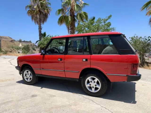 1992 range rover county portofino red