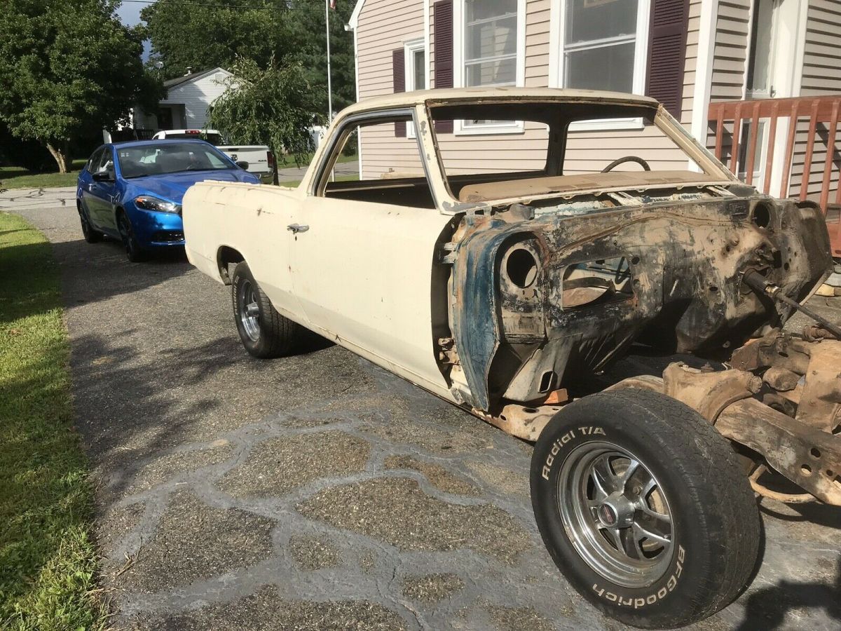 1966 chevrolet el camino green rwd manual custom