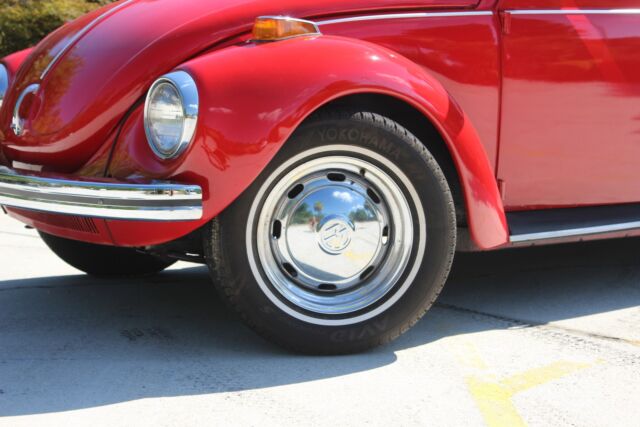 used 1972 volkswagen beetle super beetle red convertible 1.6l 4- speed manual